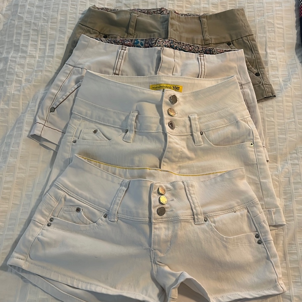 Bundle: 4 shorts, all junior size 5